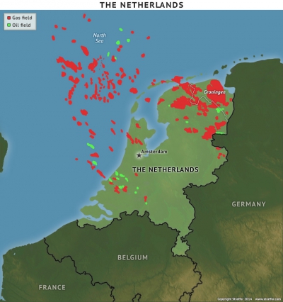 Ολλανδία: Κάτω από τα 11,8 bcm η παραγωγή αερίου του Groningen το 2020