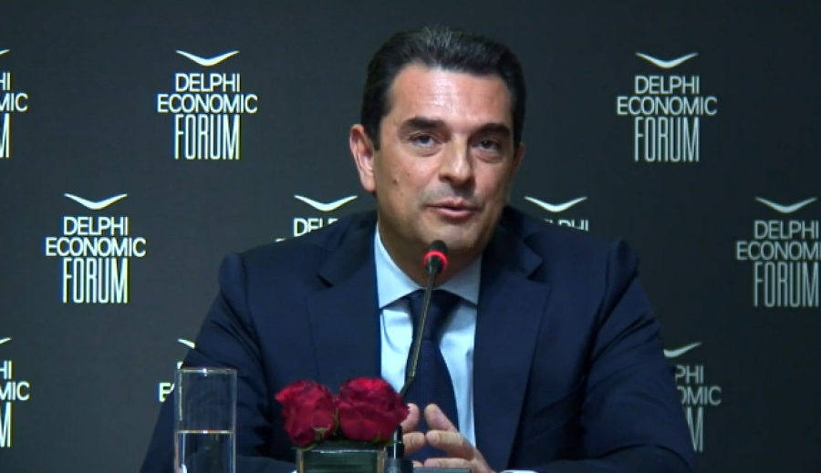 Live η ομιλία Σκρέκα στο 8o Οικονομικό Φόρουμ των Δελφών - Βίντεο