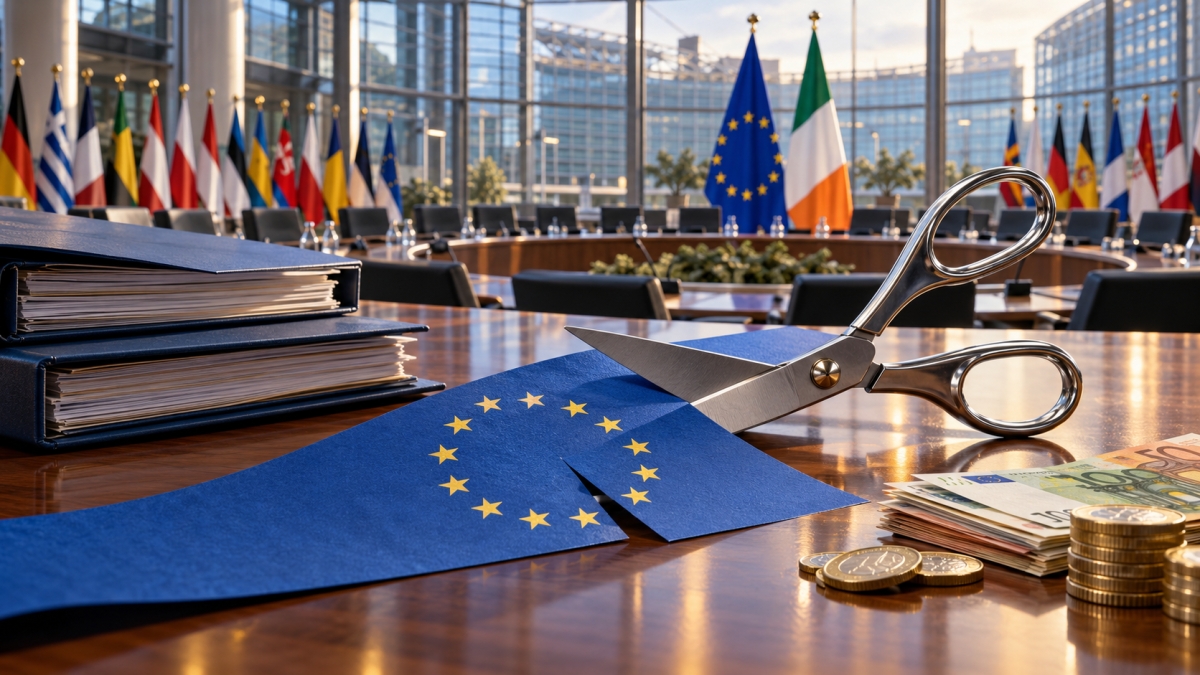 «Τσεκούρι» 141 δισ. ευρώ στον προϋπολογισμό της ΕΕ για το ΠΔΠ 2028 - 2034 - Οι συμβιβασμοί της Ιρλανδικής Προεδρίας