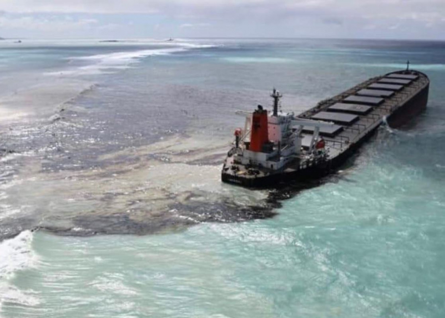 Άνευ προηγουμένου η καταστροφή που προκαλεί η πετρελαιοκηλίδα στον Άγιο Μαυρίκιο