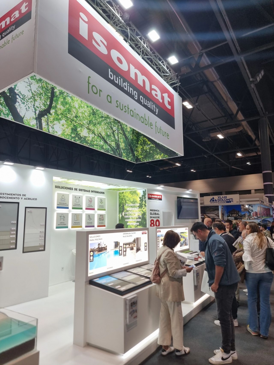 Η ISOMAT συμμετείχε με επιτυχία στην έκθεση REBUILD στη Μαδρίτη