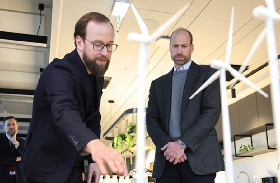 Παρουσιάστηκαν στον πρίγκιπα Γουίλιαμ σχέδια 335 εκατ. ευρώ για υβριδικό ενεργειακό πάρκο της Εσθονίας