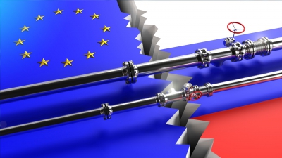 Montel: Πτώση 8% στις εισαγωγές ρωσικού φυσικού αερίου από την ΕΕ
