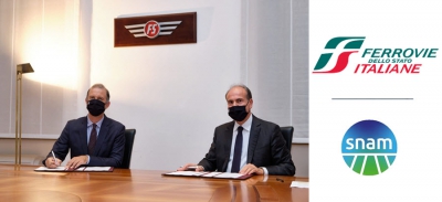 Συμφωνία της Snam με τον ιταλικό σιδηρόδρομο για τη χρήση υδρογόνου στα τρένα