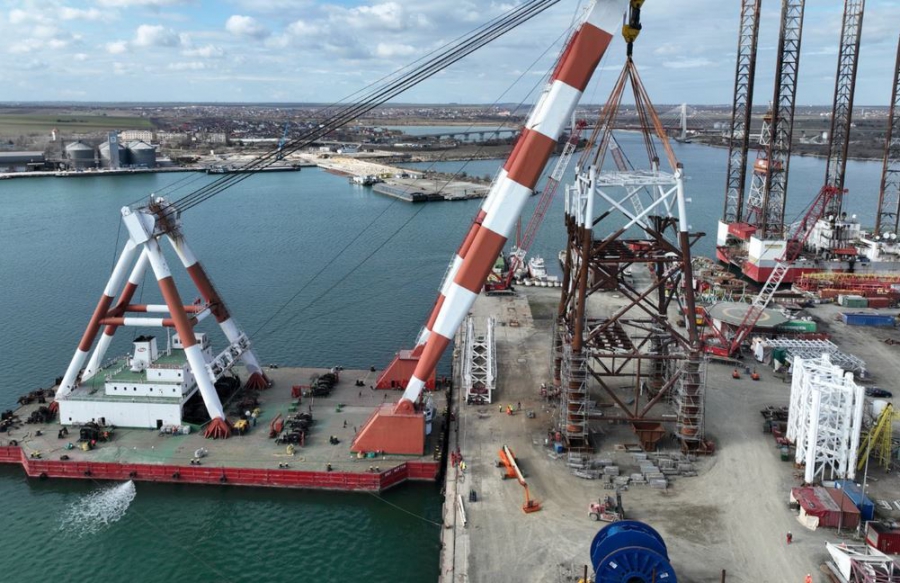 Κοίτασμα Έψιλον: Ολοκληρώνεται η κατασκευή της βάσης (jacket) της εξέδρας Λάμδα