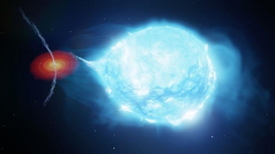 «Χορευτικοί πίδακες» μαύρης τρύπας συγχρονίστηκαν σαν 10.000 ήλιοι σε στιγμιαία ισχύ για πρώτη φορά