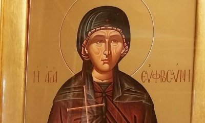25 Σεπτεμβρίου: Οσία Ευφροσύνη - Σύναξη της Παναγίας της Εγκυμονούσης