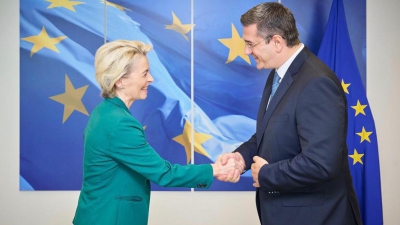 Von der Lyen και Απ. Τζιτζικώστας παρουσίασαν τις πολιτικές της ΕΕ για το παρόν και το μέλλον των υποδομών