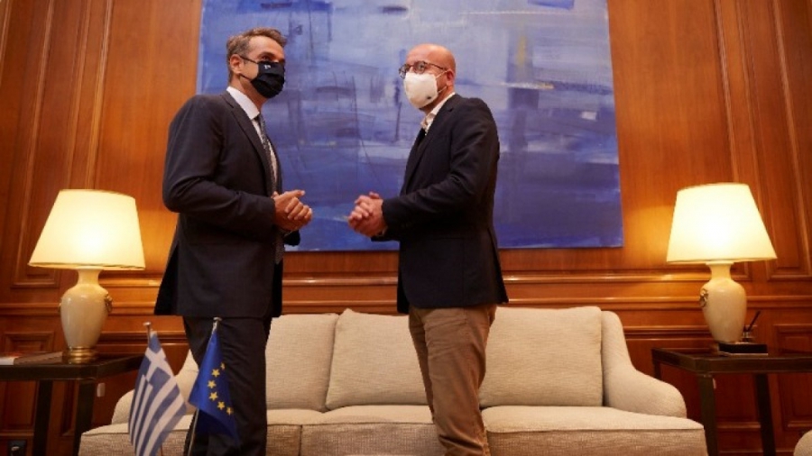 Μητσοτάκης σε Μισέλ: Στη Σύνοδο Κορυφής η σοβαρή κλιμάκωση της Τουρκίας