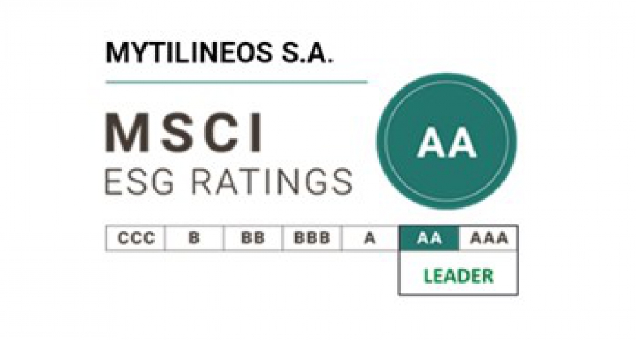 Η Mytilineos στους ESG Leaders του δείκτη MSCI - Εξαιρετική επίδοση «AA»