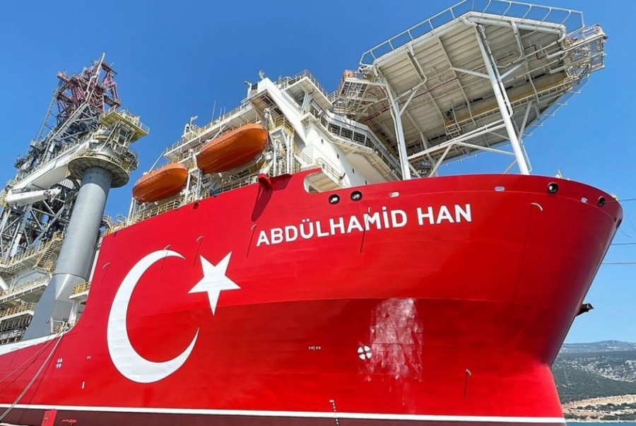 H Τουρκία βγάζει στη Μεσόγειο το γεωτρύπανο Abdülhamid Han - Σε επιφυλακή η Ελλάδα