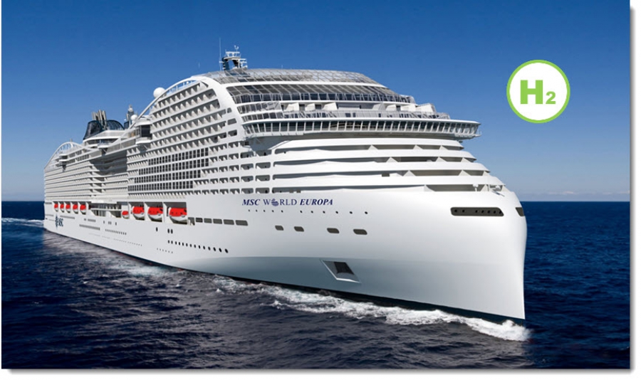 Συνεργασία Snam, MSC και Fincantieri για την κατασκευή του πρώτου κρουαζιερόπλοιου υδρογόνου
