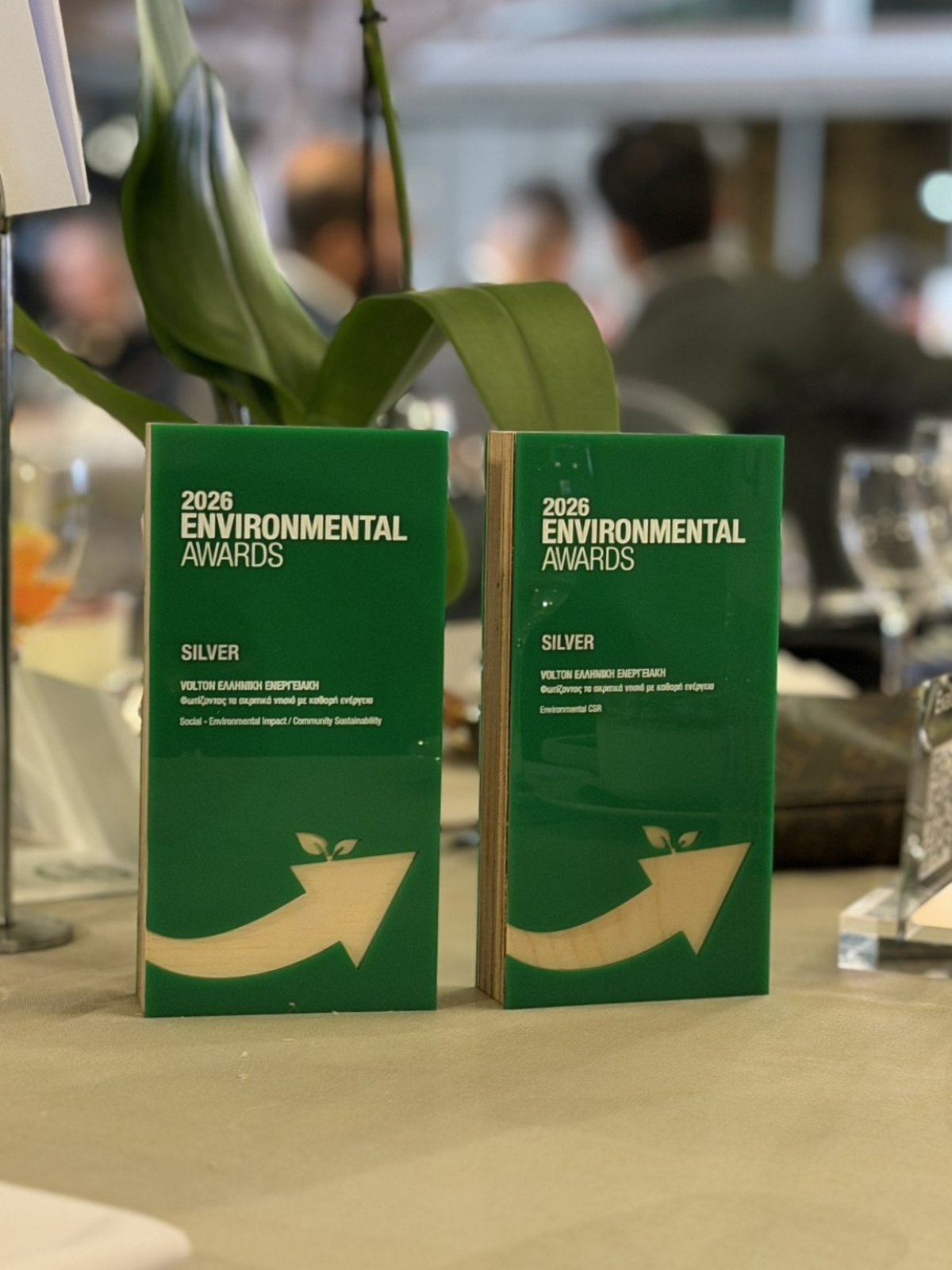 Δύο Silver διακρίσεις για τη Volton στα Environmental Awards 2026