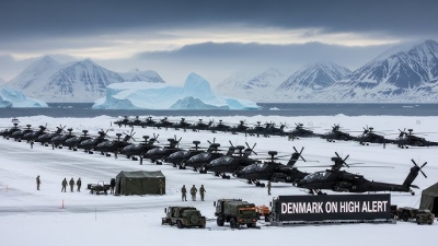 ΗΠΑ: 150 επιθετικά ελικόπτερα και δεκάδες αεροσκάφη πέταξαν για Γροιλανδία