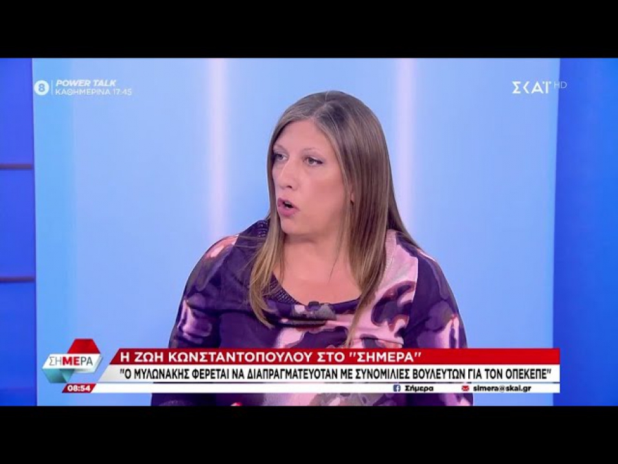 Κωνσταντοπούλου στον ΣΚΑΪ: Ο Τσίπρας επιδόθηκε σε συναλλαγές και διαπλοκές ως πρωθυπουργός