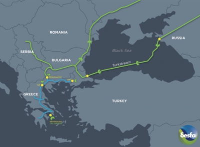 ΔΕΣΦΑ: Από τον Turkstream ο εφοδιασμός της Ελλάδας με αέριο - Δεν γίνεται μέσω Ουκρανίας