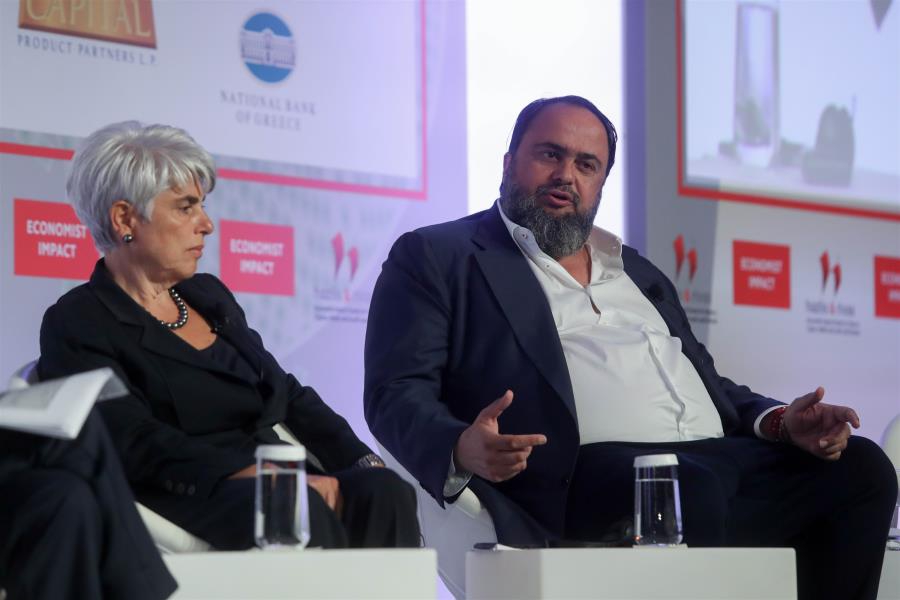 Φράγκου, Μαρινάκης στο Συνέδριο Economist για ενεργειακή κρίση: Η ελληνική ναυτιλία έτοιμη να μεταφέρει με ασφάλεια αγαθά