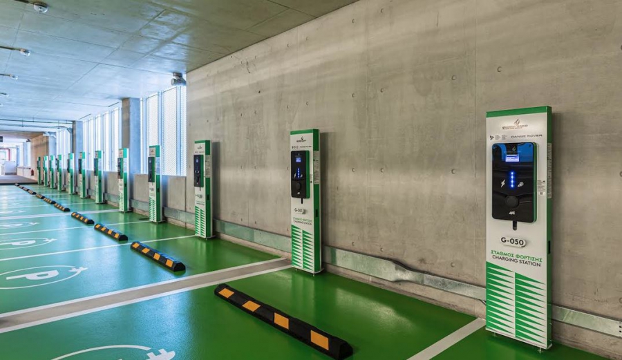 Στο ΚΠΙΣΝ ο μεγαλύτερος σταθμός φόρτισης ηλεκτρικών οχημάτων στην Ελλάδα