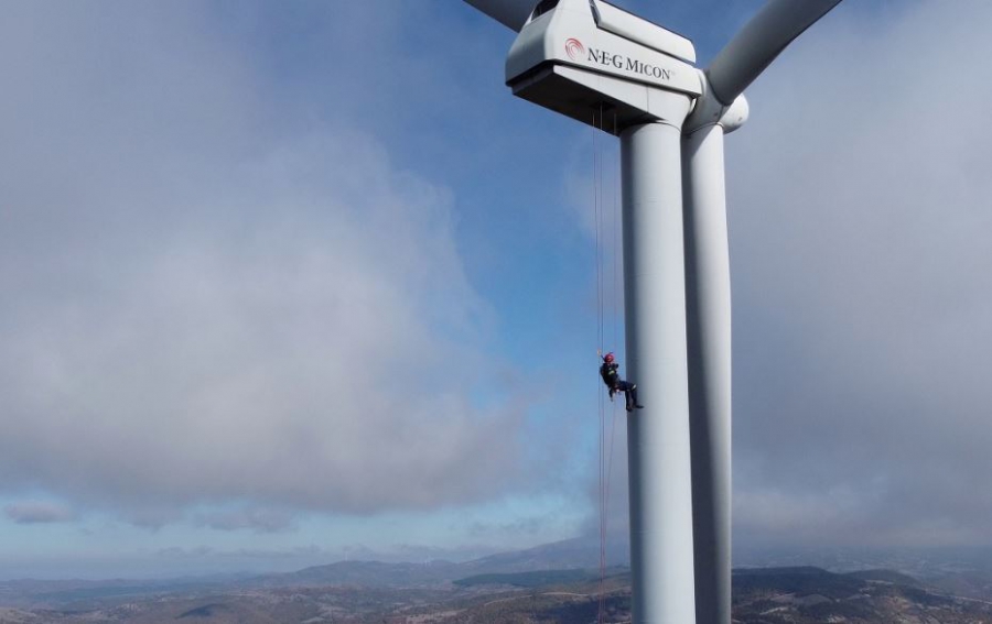 Άσκηση Eκκένωσης Aνεμογεννήτριας στη Ροδόπη από την Enel Green Power