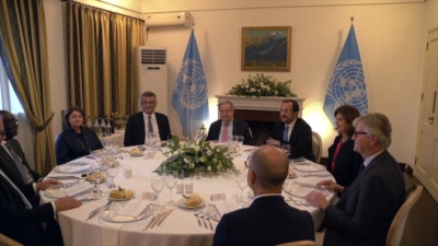 Κυπριακό: Σήμερα η τριμερής συνάντηση Χριστοδουλίδη- Guteres- Erhurman