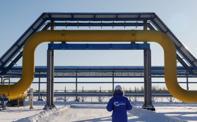 Gazprom: Κανονικά οι ροές φυσικού αερίου μέσω Ουκρανίας