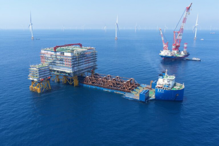 Η COSCO εγκατέστησε υπεράκτια πλατφόρμα μετατροπής ισχύος 2 GW για νέο αιολικό στην Κίνα