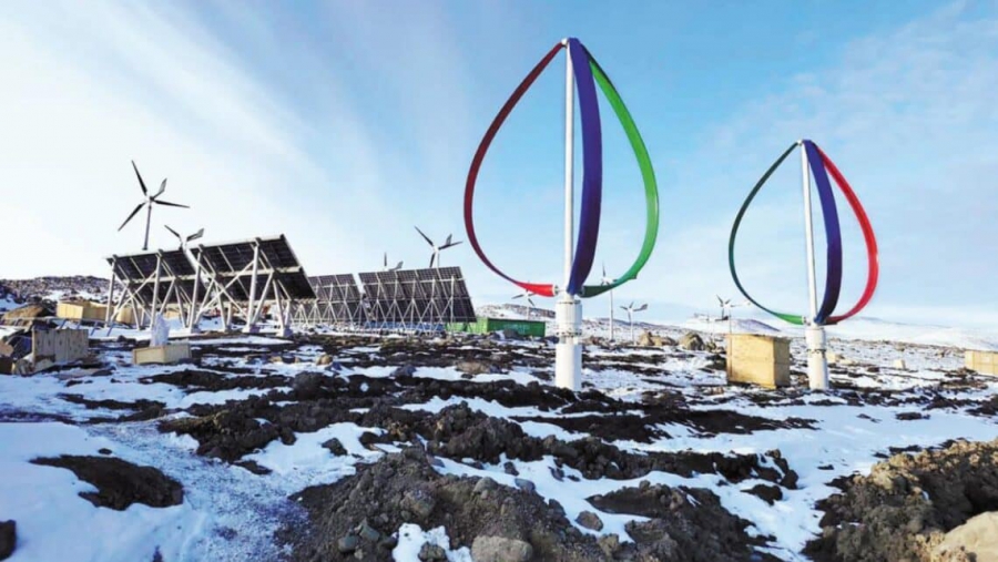 Ένα αινιγματικό σήμα πάλλεται τώρα στον πολικό αέρα- Η Κίνα φέρνει έναν υβριδικό σταθμό ενέργειας στην Ανταρκτική (Eco News)
