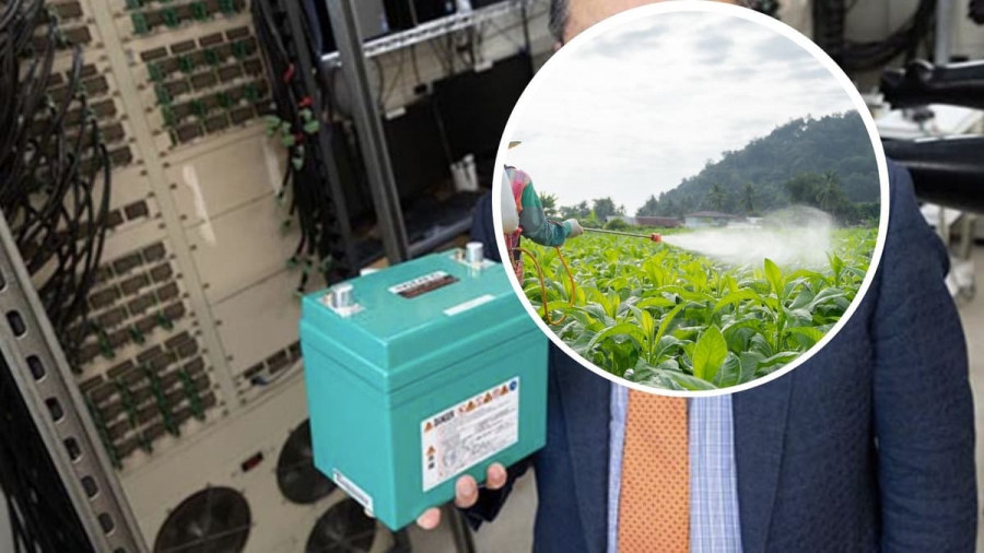 Οι παλιές μπαταρίες των EV γίνονται λίπασμα (Interesting Engineering)