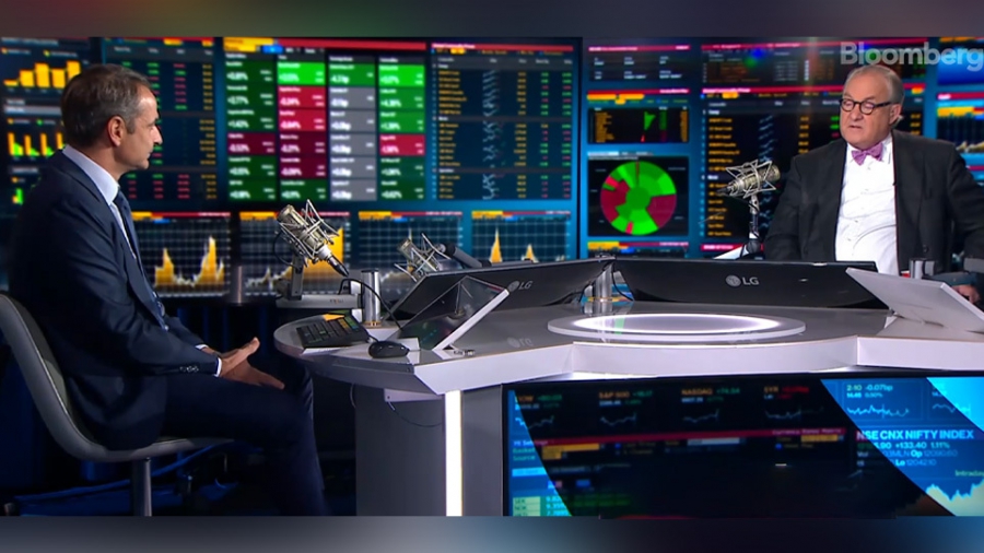 Κυρ. Μητσοτάκη στο Bloomberg: Έχουμε ήδη λάβει μέτρα, 500 εκατ. ευρώ για να προστατεύσουμε τα νοικοκυριά από την ενεργειακή κρίση