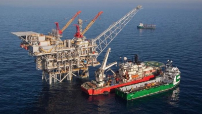 Το κοίτασμα φυσικού αερίου Λεβιάθαν του Ισραήλ θα επανεκκινήσει τη λειτουργία του