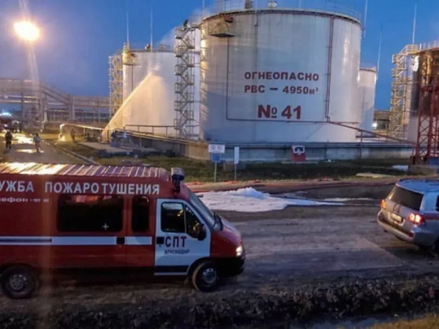 Ουκρανικό πλήγμα στο ρωσικό διυλιστήριο Ίλσκι στο Κρασνοντάρ