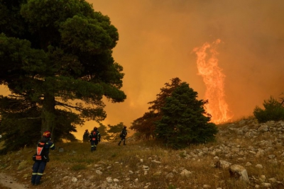 Συνεχίζεται για 5η μέρα η μάχη με τις φλόγες- Πάνω από 130.000 τα καμένα στρέμματα στην Αττικοβοιωτία
