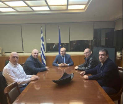 Συνάντηση Κ. Χατζηδάκη με το Προεδρείο του Πανελληνίου Σωματείου Εργαζομένων στα Ελληνικά Πετρέλαια