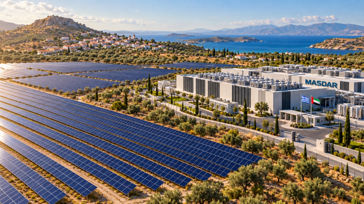 Eξαγορά - ματ Masdar στην Ελλάδα για γιγαντιαίο ηλιακό πάρκο 550+ MW που θα ηλεκτροδοτεί πάνω από 200.000 νοικοκυριά