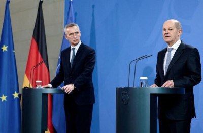 Σολτς: Η Γερμανία θα μπορούσε να σταματήσει τον Nord Stream 2 εάν η Ρωσία επιτεθεί στην Ουκρανία