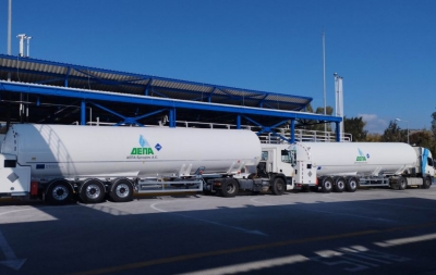 ΔΕΠΑ Εμπορίας: Ενίσχυση του δικτύου διακίνησης υγροποιημένου φυσικού αερίου με την προμήθεια τριών LNG Semi trailers
