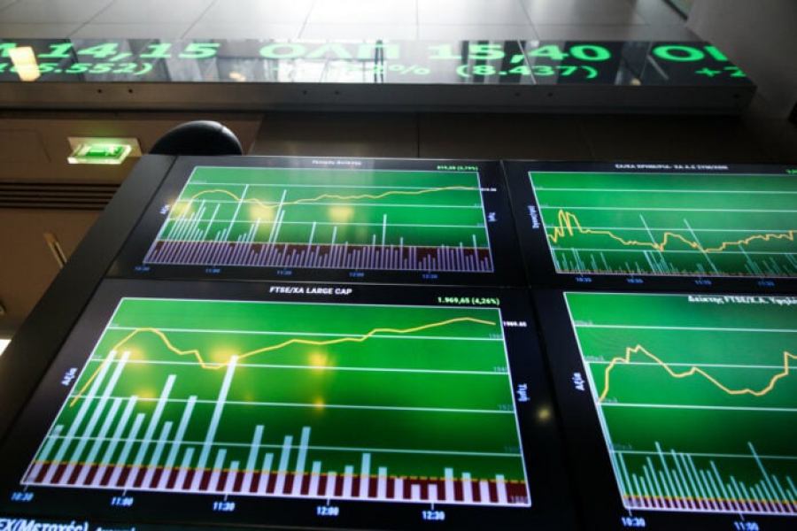 ΧΑ: Άνοδος 0,4% στις 2.220 μονάδες - Metlen 37,58 (+1,02%), ΔΕΗ 19,92 (+0,61%), ΕΛΠΕ 10,15 (+1,5%)