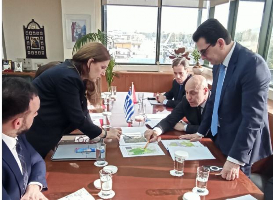 Συνάντηση Σκρέκα, Αμυρά με την Υπουργό Περιβάλλοντος της Αλβανίας Mirela Kumbaro