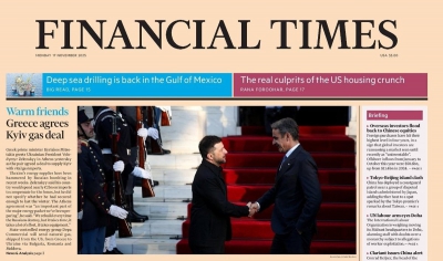 Μητσοτάκης και Zelensky στο εξώφυλλο των Financial Times