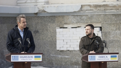 Μητσοτάκης από Οδησσό μετά τη ρωσική επίθεση: Εδώ γίνεται πραγματικός πόλεμος - Σήμα Zelensky για τους πυραύλους S300